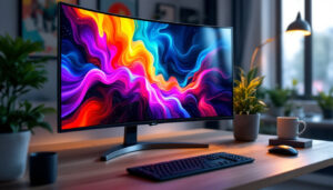 A photograph of a sleek