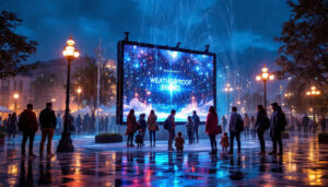A photograph of a vibrant