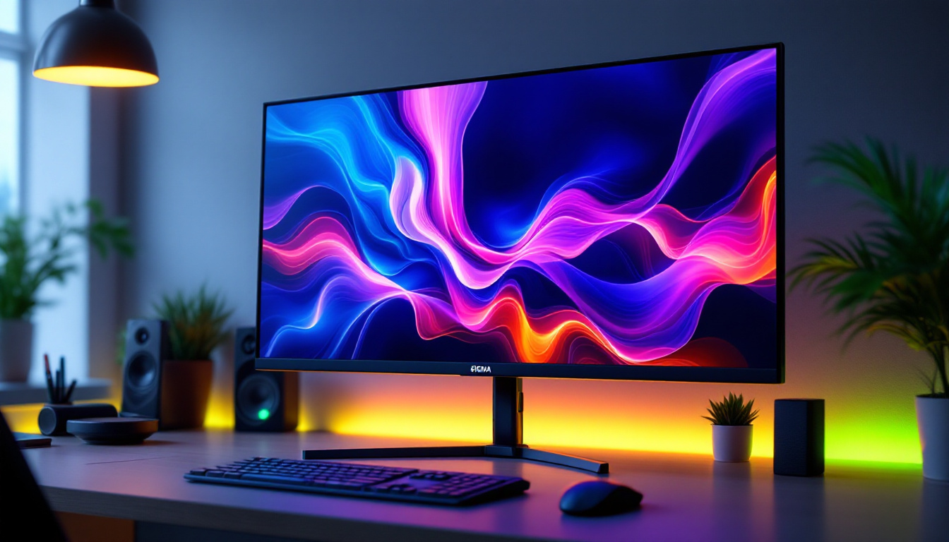 A photograph of a sleek