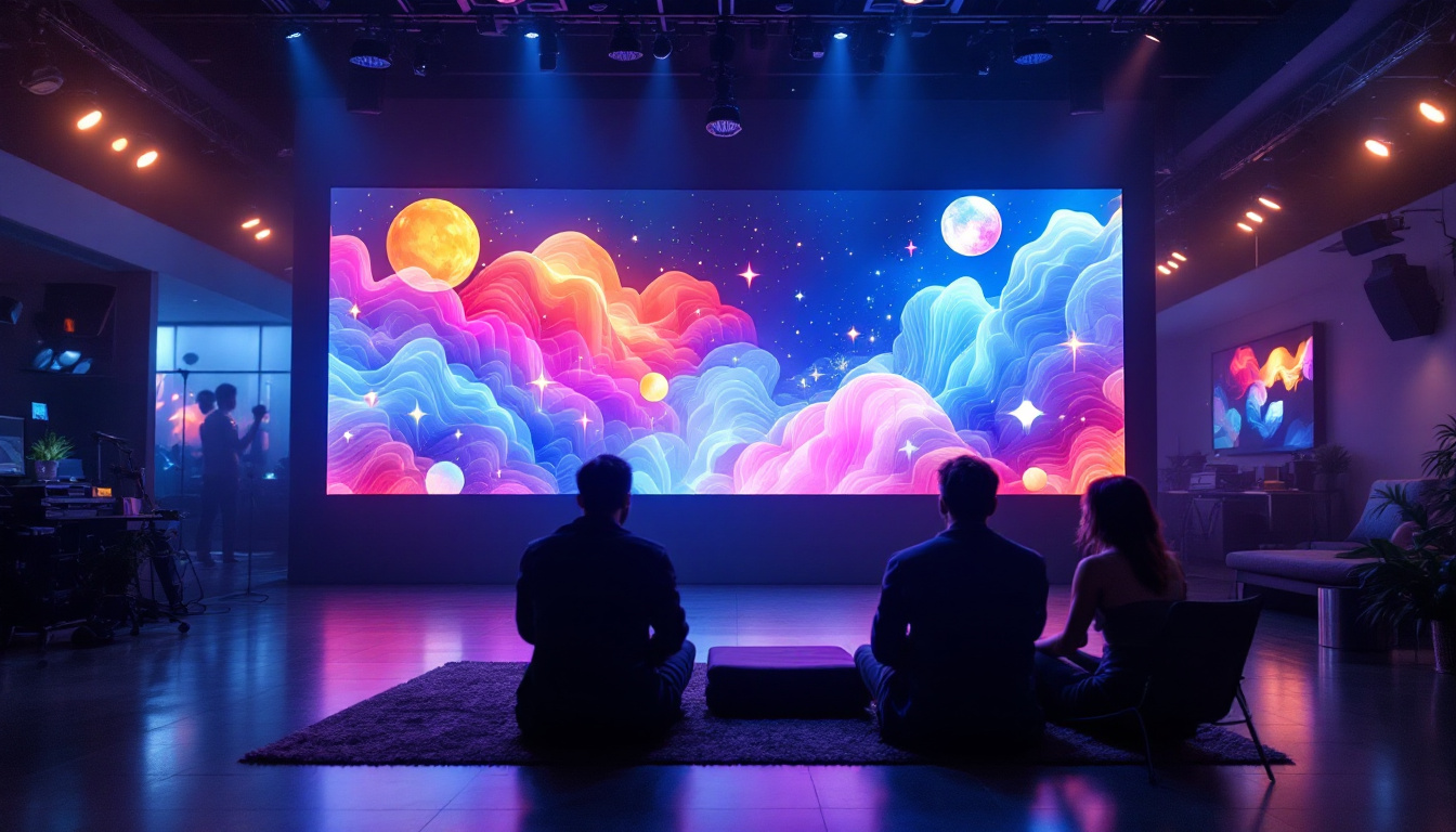 A photograph of a vibrant