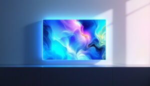 A photograph of a sleek