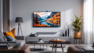 A photograph of a sleek