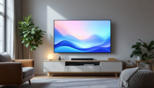A photograph of a sleek