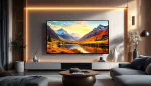 A photograph of a sleek
