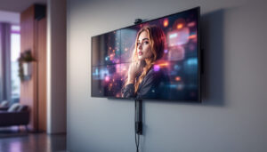 A photograph of a sleek