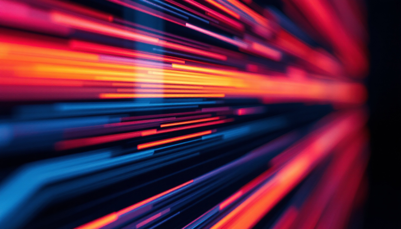 A photograph of a close-up of an lcd screen displaying distinct horizontal lines