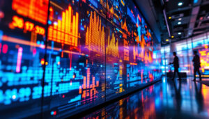 A photograph of capture a photograph of the striking led display at the world wide technology global headquarters