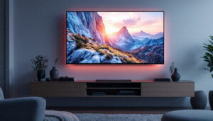 A photograph of a sleek