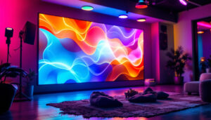 A photograph of a well-designed led lighting setup in a modern interior space