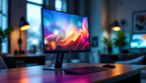 A photograph of a sleek