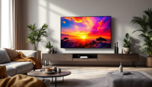 A photograph of a sleek