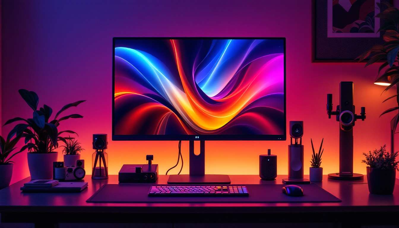 A photograph of a sleek