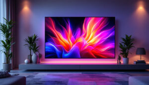 A photograph of a sleek