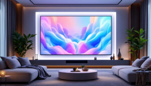 A photograph of a sleek