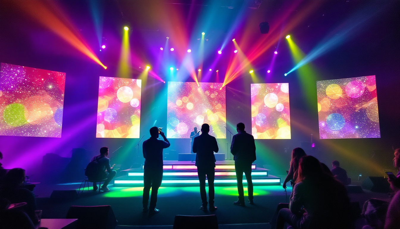 A photograph of capture a photograph of the vibrant led display at life center ministries in harrisburg