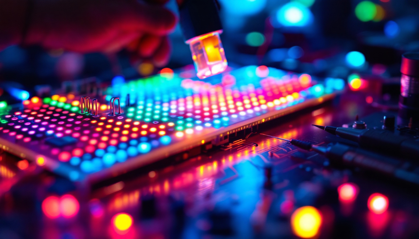 A photograph of a vibrant
