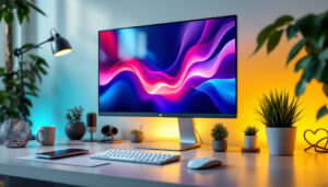 A photograph of a sleek