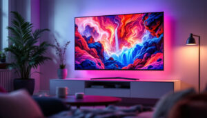 A photograph of a sleek