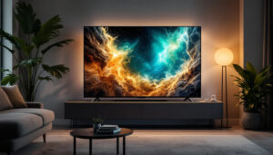 A photograph of a sleek
