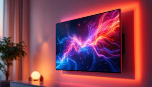 A photograph of a sleek