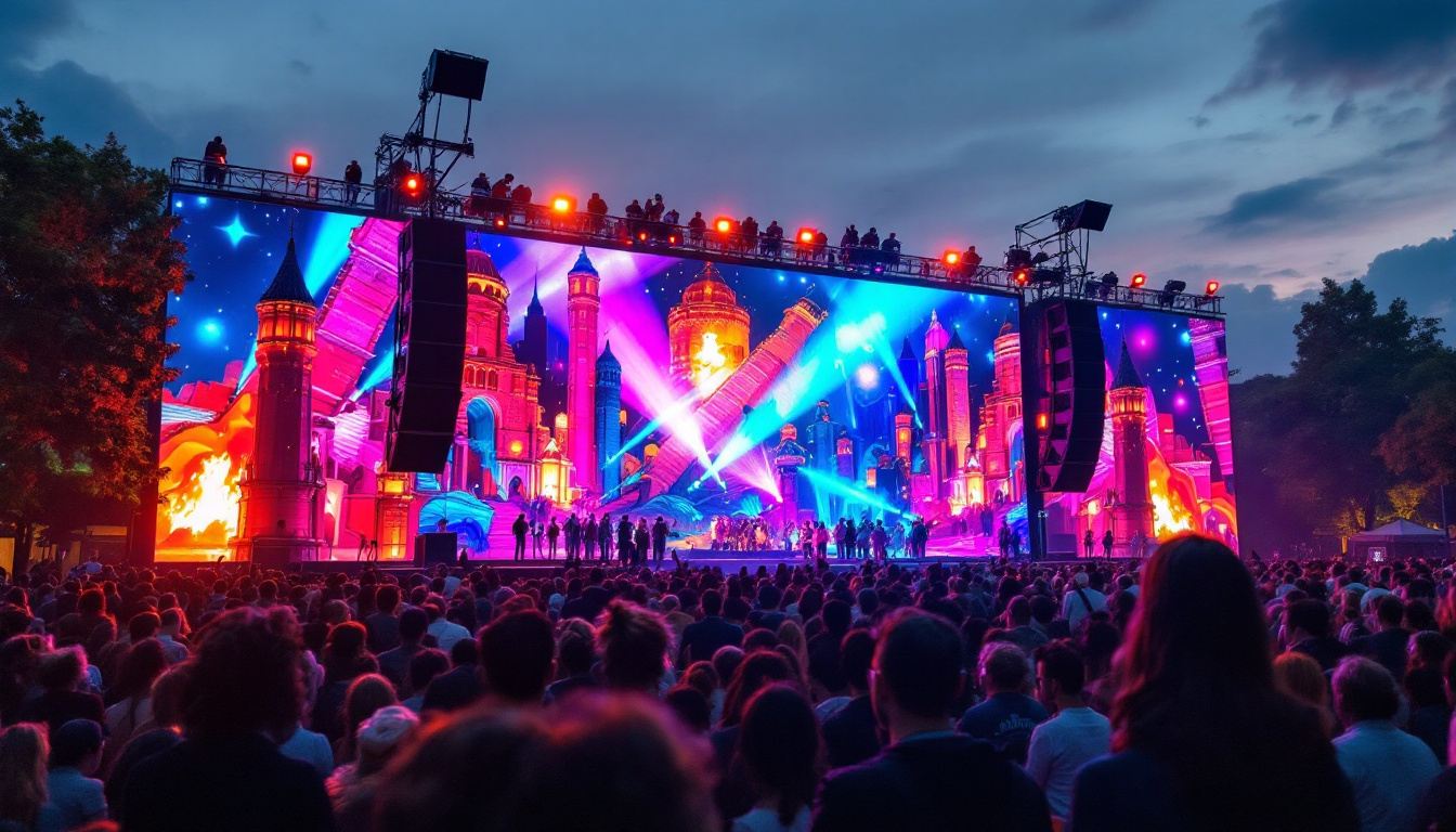 A photograph of a vibrant