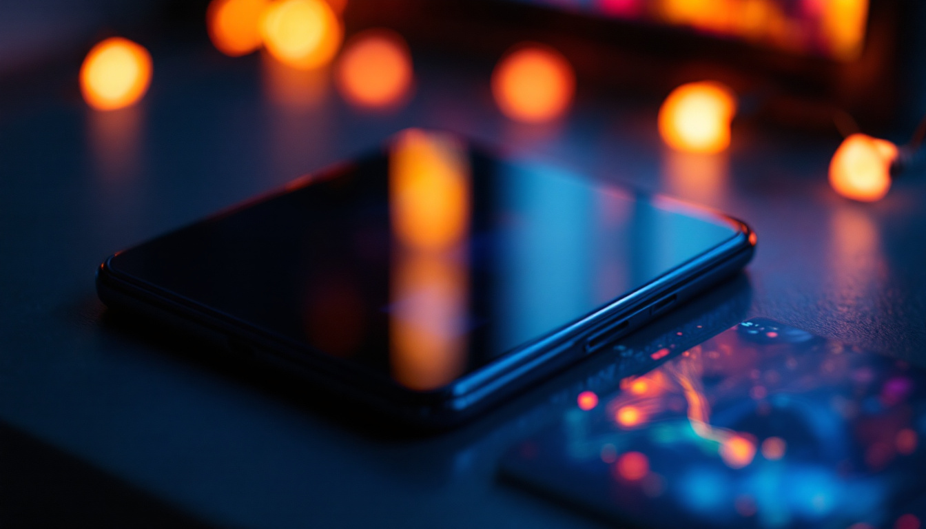 A photograph of a close-up shot of the pixel 7 pro with the privacy screen protector applied