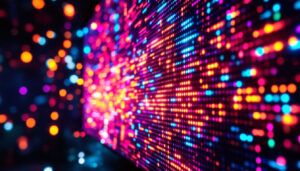A photograph of a vibrant