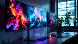 A photograph of a sleek