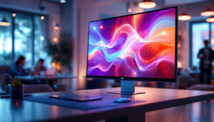 A photograph of a sleek