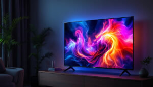 A photograph of a sleek