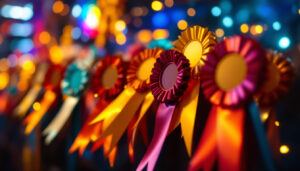 A photograph of a vibrant