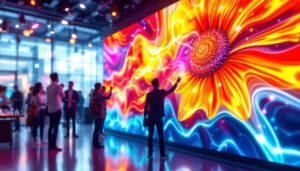 A photograph of a vibrant