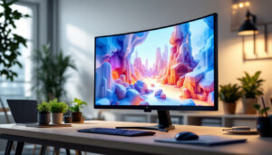 A photograph of a sleek