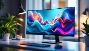 A photograph of a sleek