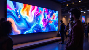 A photograph of a vibrant