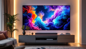 A photograph of a sleek