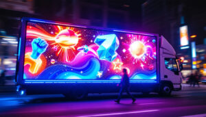 A photograph of a vibrant