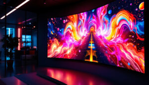 A photograph of a vibrant