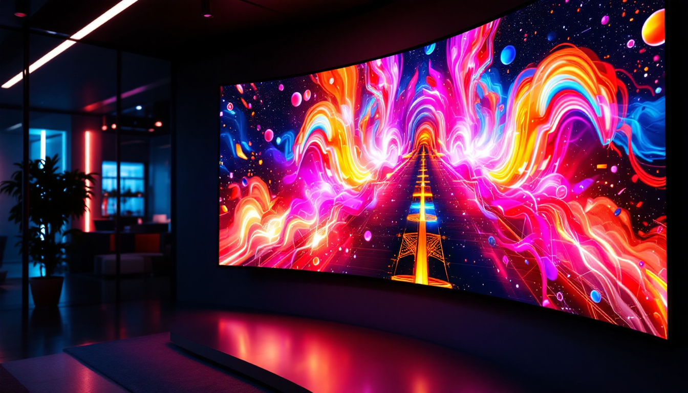 A photograph of a vibrant