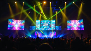 A photograph of capture a photograph of the vibrant led display at life center ministries in harrisburg