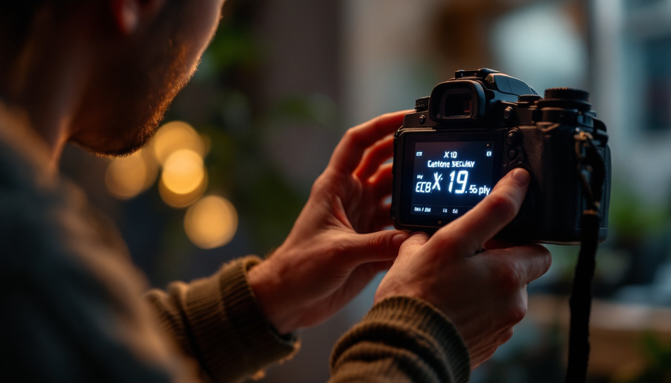 A photograph of capture a photograph of the x10 camera in use