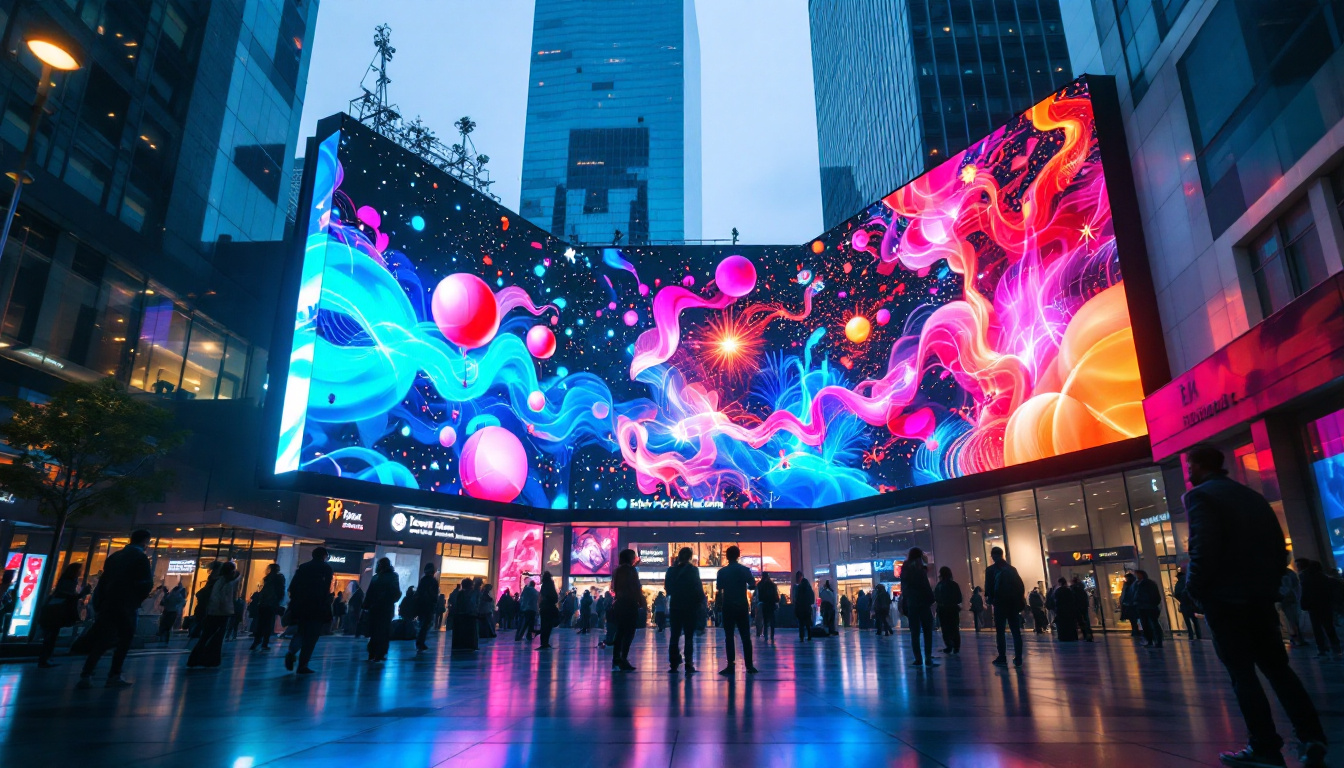 A photograph of a vibrant