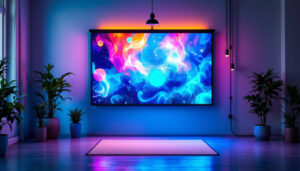 A photograph of a vibrant