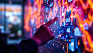 A photograph of a vibrant