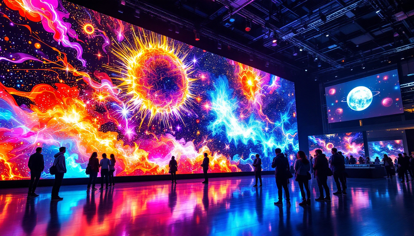 A photograph of a vibrant