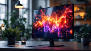 A photograph of a sleek