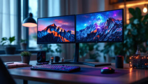 A photograph of a sleek