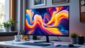 A photograph of a sleek
