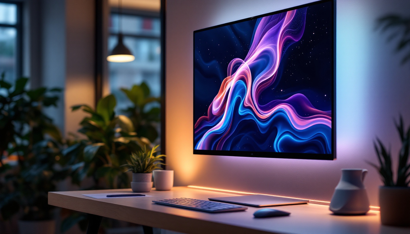 A photograph of a sleek