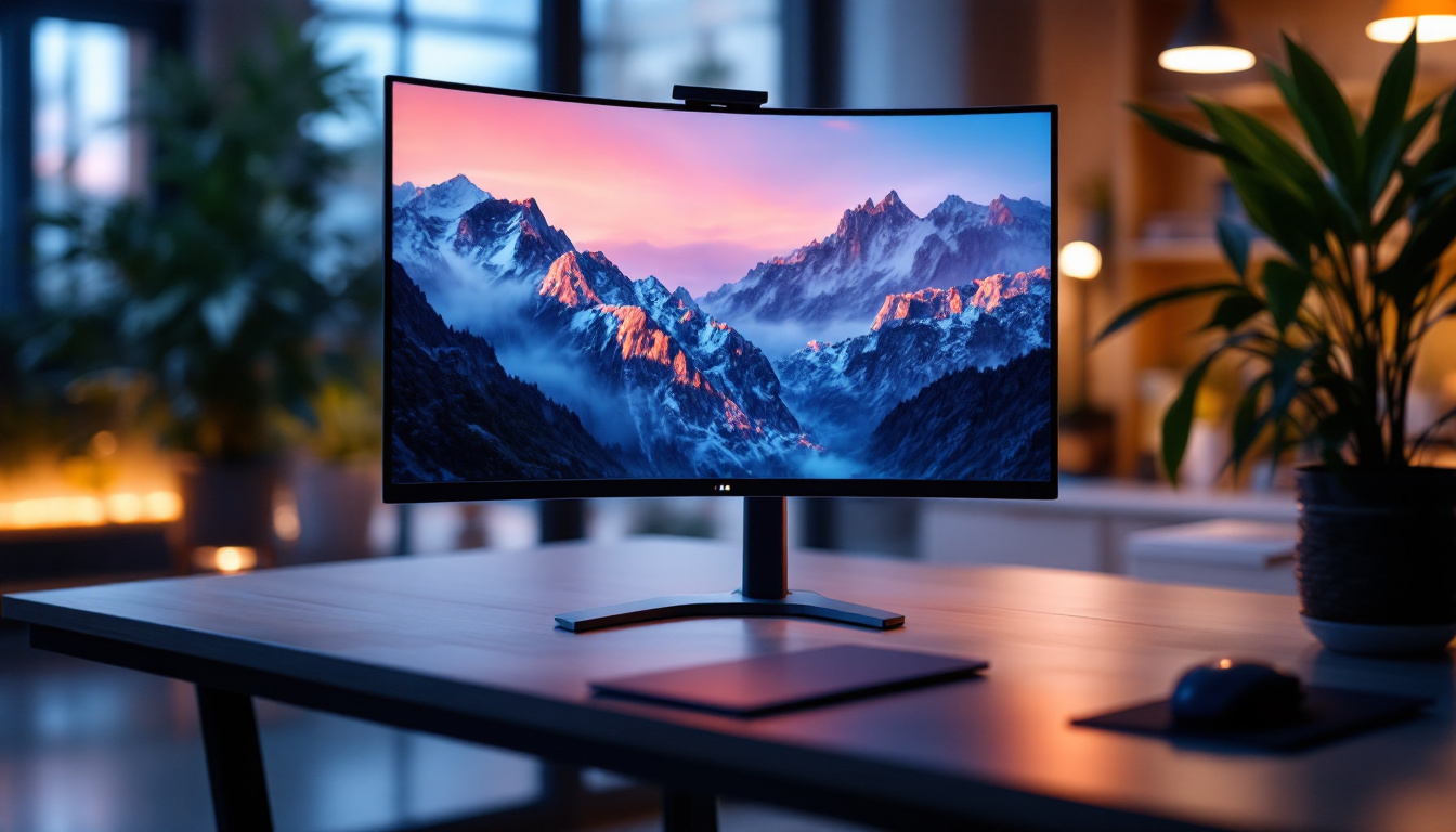 A photograph of a sleek